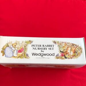 Wedgwood Peter Rabbit Nursery Set with Colorful Illustrations